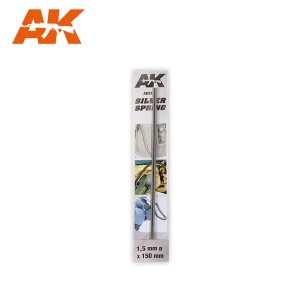 AK INTERACTIVE 9194 - Sprężyny 1.5mm Ø - 2 szt x 15 cm