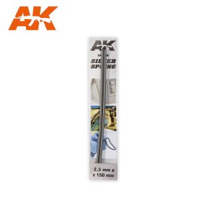 AK INTERACTIVE 9190 - Sprężyny 2.5mm Ø - 2 szt x 15 cm