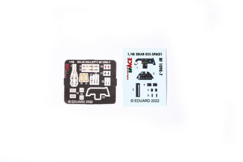 Go to product EDUARD 3DL48055 - 1:48 Bf 109E-7 Space 3D Decals + PE