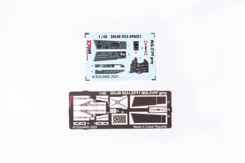 Go to product EDUARD 3DL48053 - 1:48 MiG-21PF grey Space 3D Decals + PE