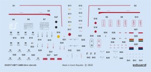 EDUARD D32017 - 1:32 A6M2 stencils