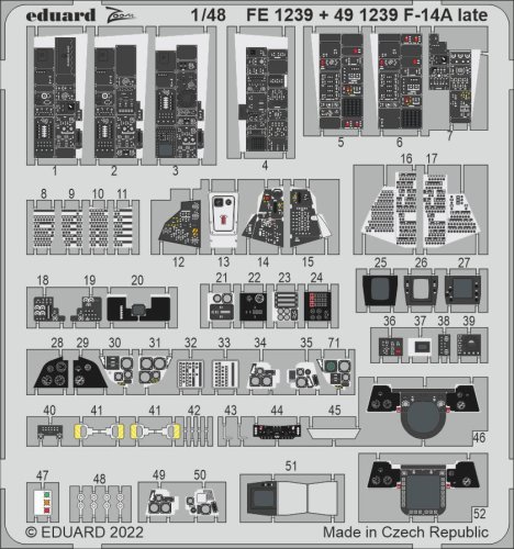 Go to product EDUARD FE1239 - 1:48 F-14A late