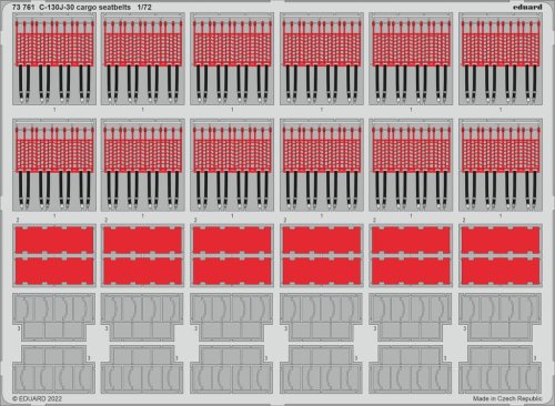 Go to product EDUARD 73761 - 1:72 C-130J-30 cargo seatbelts