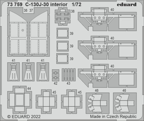 Go to product EDUARD 73759 - 1:72 C-130J-30 interior