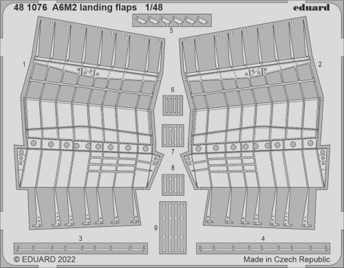Go to product EDUARD 481076 - 1:48 A6M2 landing flaps