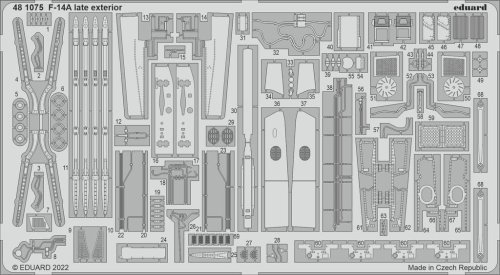 Go to product EDUARD 481075 - 1:48 F-14A late exterior