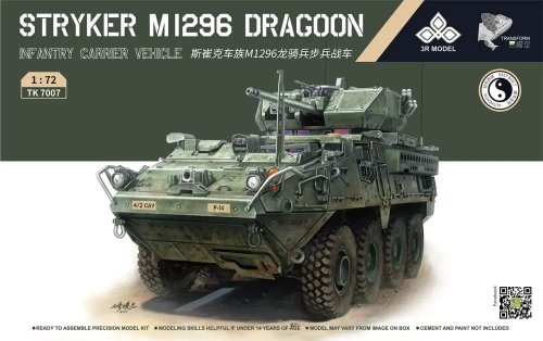 Go to product 3R MODEL TK7007 - 1:72 Stryker M1296 Dragoon