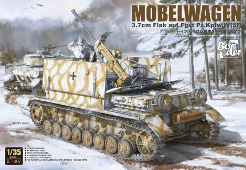 Go to product BORDER BT007 - 1:35 Möbelwagen 3.7cm Flak auf Fgst. Pz.Kpfw. IV (Sf)