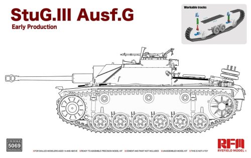 Go to product RYE FIELD MODEL 5069 - 1:35 StuG. III Ausf. G Early Production