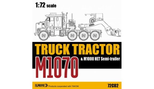 Go to product SABRE 72C02 - 1:72 M1070 Truck Tractor & M1000 HET Semi-trailer