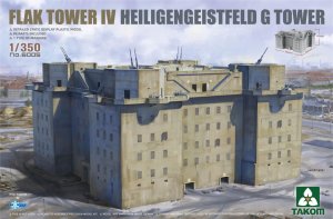 TAKOM 6005 - 1:350 Flak Tower IV Heiligengeistfeld G Tower