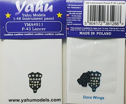 Go to product YAHU YMA4911 - 1:48 P-43 Lancer tablica przyrządów