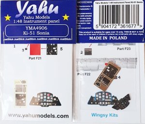YAHU YMA4906 - 1:48 Ki-51 Sonia tablica przyrządów