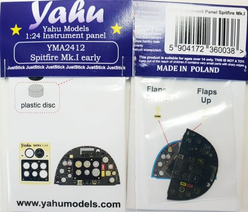 Go to product YAHU YMA2412 - 1:24 Spitfire Mk.I early tablica przyrządów