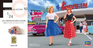 HASEGAWA FC10 29110 - 1:24 50's American Girl's Figure