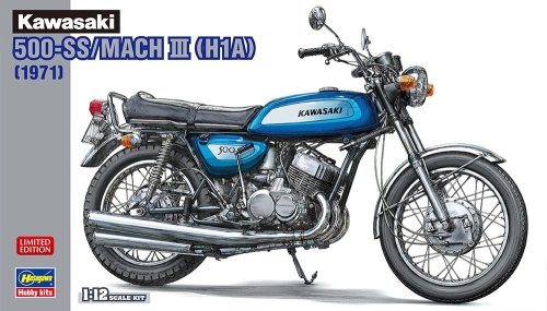 Go to product HASEGAWA 21735 - 1:12 Kawasaki 500-SS/Mach III (H1A) 1971