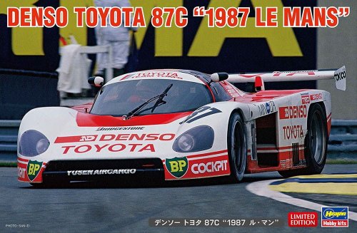 Go to product HASEGAWA 20525 - 1:24 Denso Toyota 87C 1987 Le Mans