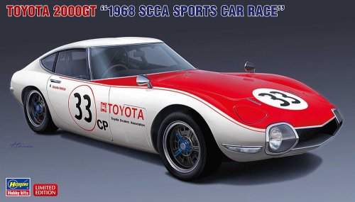 Go to product HASEGAWA 20520 - 1:24 Toyota 2000GT 1968 SCCA Sports Car Race