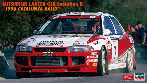 Go to product HASEGAWA 20510 - 1:24 Mitsubishi Lancer GSR Evolution III 1996 Catalunya Rally