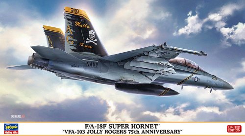 Go to product HASEGAWA 02380 - 1:72 F/A-18F Super Hornet VFA-103 Jolly Rogers 75th Anniversary