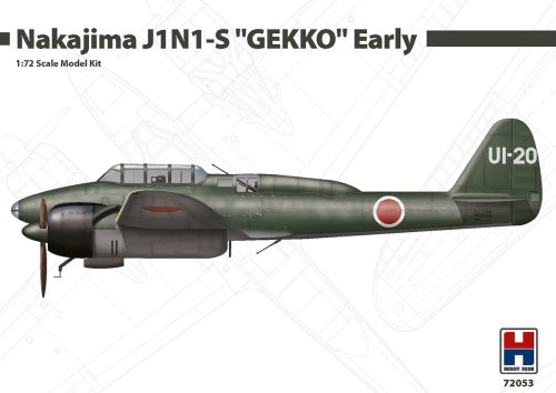 Go to product HOBBY 2000 72053 - 1:72 Nakajima J1N1-S Gekko Early