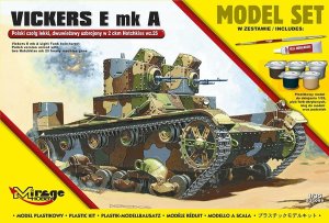 MIRAGE 835099 - 1:35 Vickers E mk A - Model Set