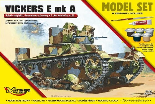 Go to product MIRAGE 835099 - 1:35 Vickers E mk A - Model Set