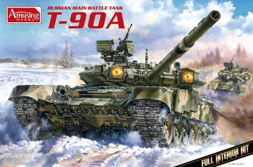 Go to product AMUSING HOBBY 35A050 - 1:35 T-90A Russian Main Battle Tank with Full Interior