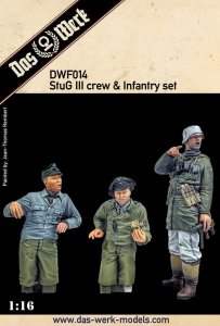 DAS WERK DWF014 - 1:16 StuG III crew & Infantry set