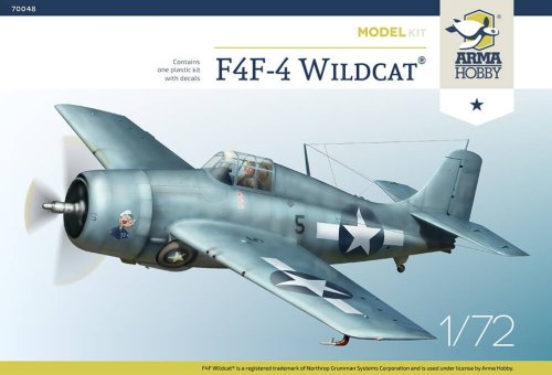 Go to product ARMA HOBBY 70048 - 1:72 F4F-4 Wildcat - Model Kit