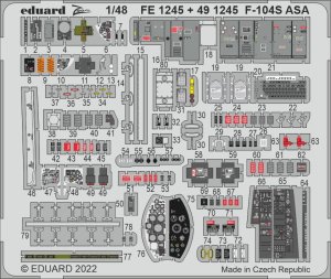 EDUARD FE1245 - 1:48 F-104S ASA