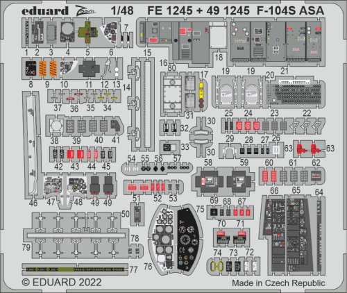Go to product EDUARD FE1245 - 1:48 F-104S ASA