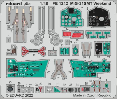 Go to product EDUARD FE1242 - 1:48 MiG-21SMT Weekend