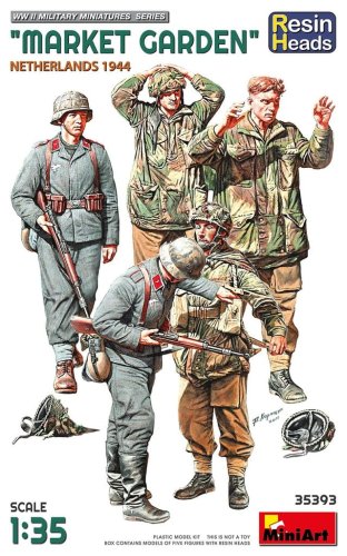 Go to product MINIART 35393 - 1:35 Market Garden Netherlands 1944 Resin Heads