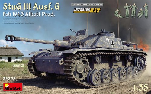 Go to product MINIART 35335 - 1:35 StuG III Ausf. G Feb 1943 Alkett Prod w/ interior