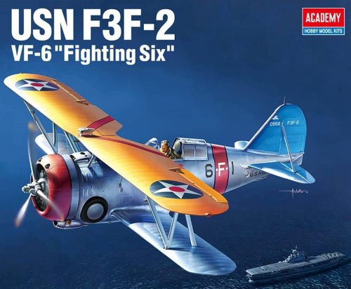 Go to product ACADEMY 12326 - 1:48 USN F3F-2 VF-6 Fighting Six