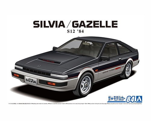 Go to product AOSHIMA 06229 - 1:24 Nissan S12 Silvia/Gazelle Turbo RS-X '84