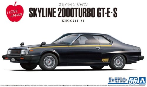 Go to product AOSHIMA 06108 - 1:24 Nissan KHGC211 Skyline HT2000Turbo GT-ES '81
