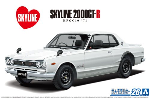 Go to product AOSHIMA 06106 - 1:24 Nissan KPGC10 Skyline HT2000GT-R '71
