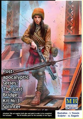 Go to product Master Box 24075 - 1:24 Post-apocalyptic series. The Last Bridge. Kit No 3. Splinter