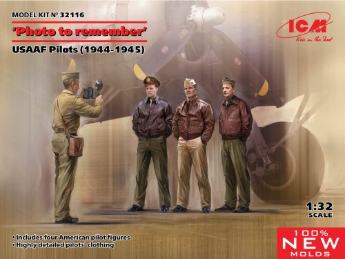 Go to product ICM 32116 - 1:35 Photo to remember, USAAF Pilots (1944-1945)