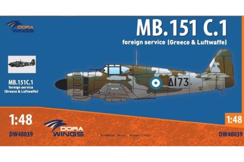 Go to product Dora Wings DW 48039 - 1:48 MB.151 C.1 foreign service (Greece & Luftwaffe)