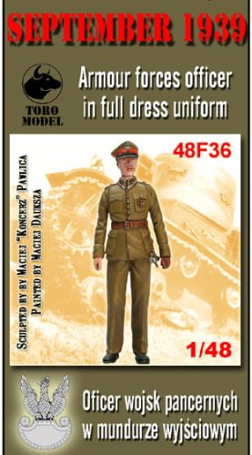Go to product Toro Model 48F36 - 1:48 Wrzesień 1939 - Oficer wojsk pancernych w mundurze wyjściowym