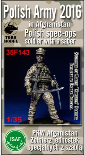 Go to product Toro Model 35F143 - 1:35 PKW Afganistan - Żołnierz jednostek specjalnych z szablą