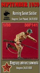 Toro Model 35F141 - 1:35 Wrzesień 1939 - Biegnący żołnierz sowiecki, Husynne, 24.09.1939