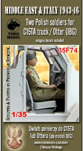 Go to product Toro Model 35F74 - 1:35 Middle East & Italy 1943-46 - Dwóch żołnierzy do C15TA / Otter