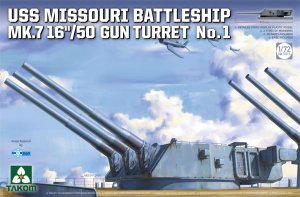 Takom 5015 - 1:72 USS Missouri Battleship Mk.7 16'/50 Gun Turret No.1