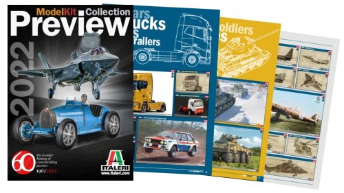 Go to product Italeri - Katalog firmowy 2022 Previev - lista produkowanych modeli plus nowości 2022