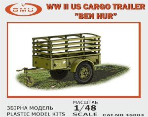 GMU 48004 - 1:48 WWII US Cargo Trailer Ben Hur