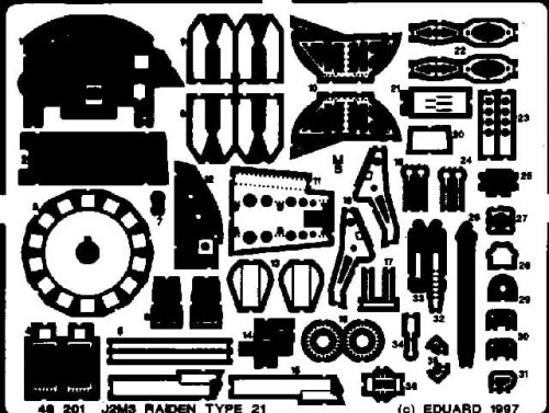 Go to product EDUARD 48201 - 1:48 J2M3 Raiden type 21